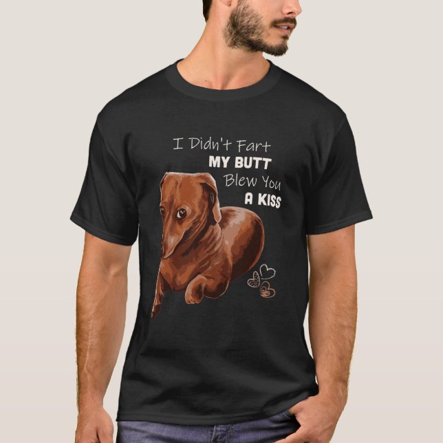 T-shirt Dachshund Shirt Dachshund Dog Funny Venin (Devant)