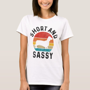 T-shirt Dachshund Short & Sassy Wiener Dog Doxie Maman Drô