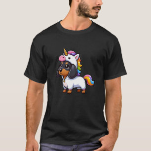 T-shirt Dachshund Unicorn Chien drôle Mythologie Créature