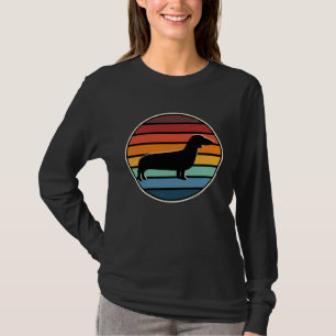 T-shirt Dachshund vintage rétro des années 70
