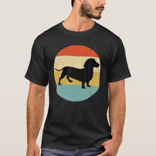 T-shirt Dachshund Vintage Teckel Retro