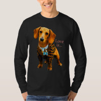 Dachshund Weiner Chien Maman Papa Doxie Chien Coup