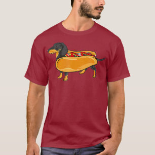 T-shirt Dachshund's Hot Weiner Chien