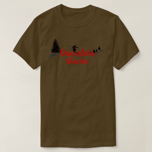 T-shirt Dachstein Glacier Ski Long (Design devant)