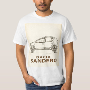 T-shirt Dacia Sandero : Simple, Smart, et Stylish