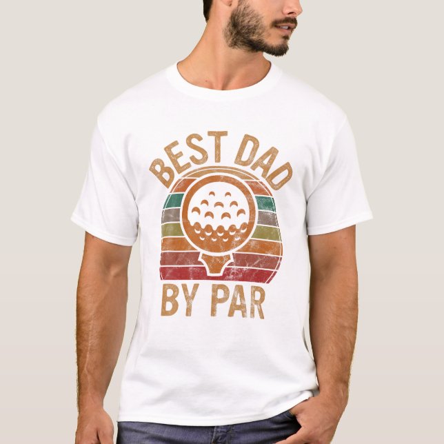 T-shirt Dad by Par Father s Day Golf (Devant)