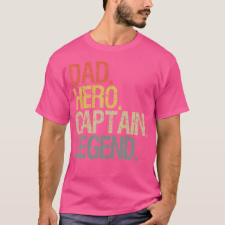 T-shirt Dad Captain Boat