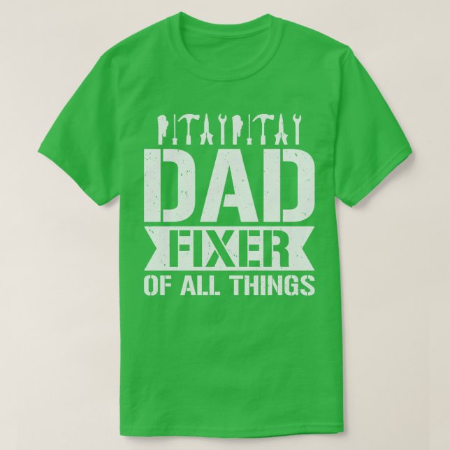 T-shirt Dad Carpenter Woodworker Woodworking (Design devant)
