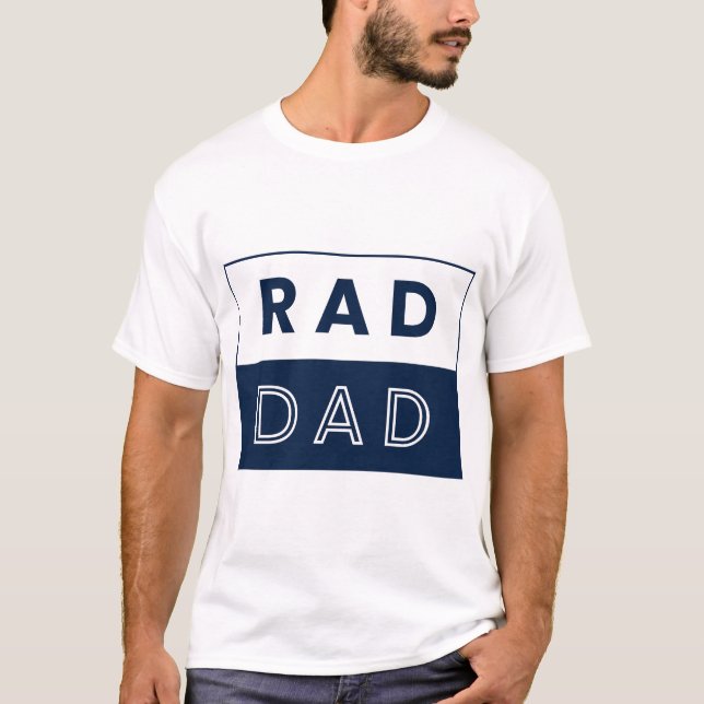 T-shirt DAD - Cool moderne Fête des pères Cadeau (Devant)