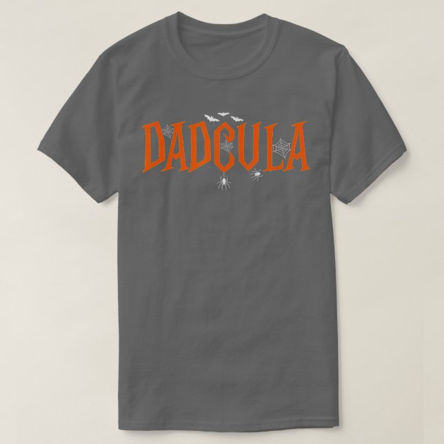 T-shirt Dad Daddy Dracula Monster Funny Halloween Costume  (Design devant)