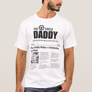 T-shirt 'Dad Daily News', où les papas drôles font les gro