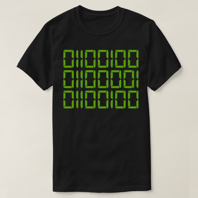T-shirt DAD dans le code binaire Funny Computer Coding Gee (Design devant)