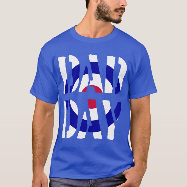 T-shirt DAD DAY Target Mod Bonne Fête des pères ! (Devant)