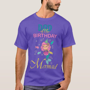 T-shirt DAD de la sirène d'anniversaire 3