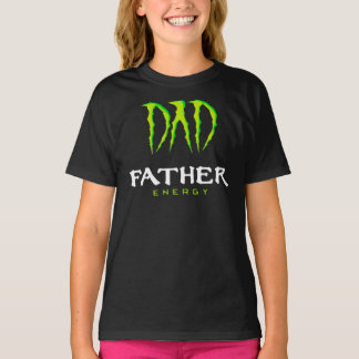 T-shirt Dad Father Energy Monster Happy Father’S Day Tshir