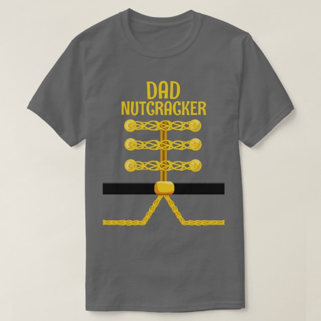 T-shirt DAD Nutcracker Correspondance de la famille Noël (Design devant)