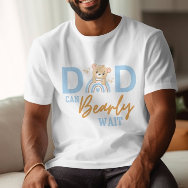 T-shirt DAD peut construire un Baby shower blanc (Créateur téléchargé)