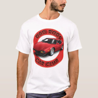 T-shirt Dad Rods Car Club Red Pantera Car