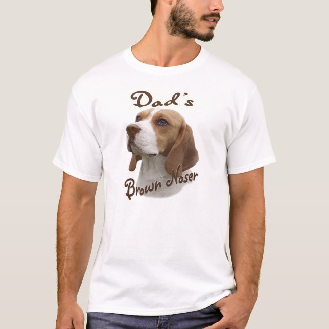 T-shirt Dad s Noser Brown (Devant)