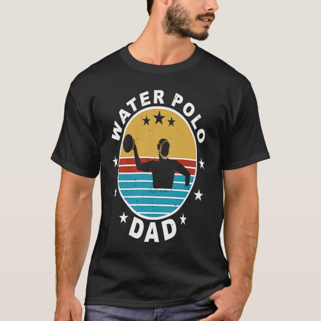 T-shirt Dad water polo father water polo player (Devant)