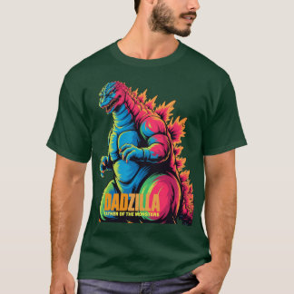 T-shirt DAD ZILLA rétro