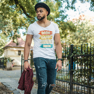 T-SHIRT DADA DADDY DAD BRUH PÈRE