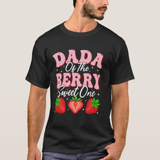 T-shirt Dada de la douce baie d'anniversaire de la fraise  (Devant)