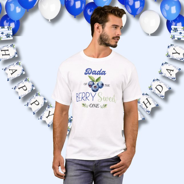T-shirt Dada de la douceur de baie (Berry Sweet one Dada Shirt)