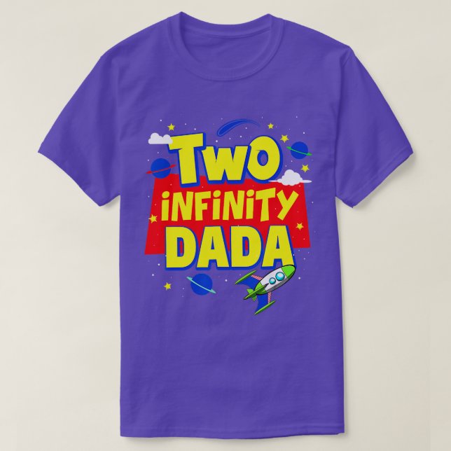 T-shirt Dada Deux Infinity Et Au-Delà Des Décorations Anni (Design devant)