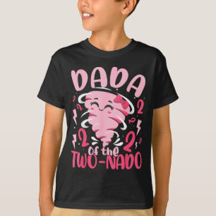 T-shirt Dada du thème tornade à deux nades pour le 2ème an