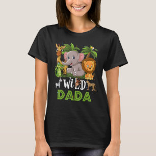 T-shirt Dada Of The Wild Zoo Anniversaire Safari Jungle An