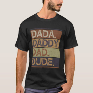 T-shirt Dada papa papa Fête des pères