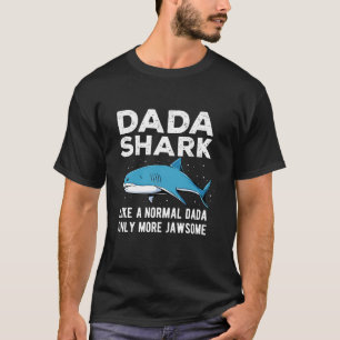 T-shirt Dada Shark Jawsome Drôle Fête des pères cadeau