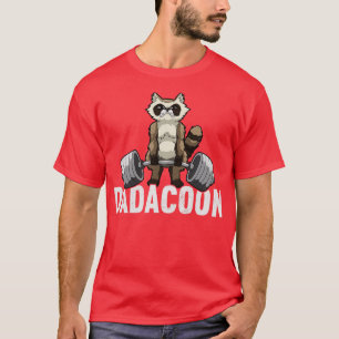 T-shirt Dadacoon Raccoon Papa Trash Panda Fête des pères