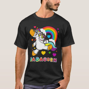 T-shirt Dadacorn Fairy Tale Fête des pères Daddy Papa Rain
