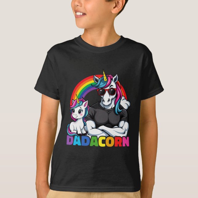 T-shirt Dadacorn Unicorn (Devant)