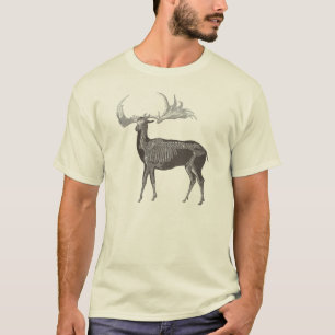 T-shirt Dadaist Stag Party Bizarre préhistorique Elk Squel