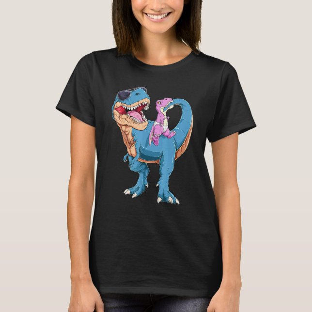 T-shirt Dadasaurus Papasaurus Dinosaur Bébé Diapeurs Pour  (Devant)