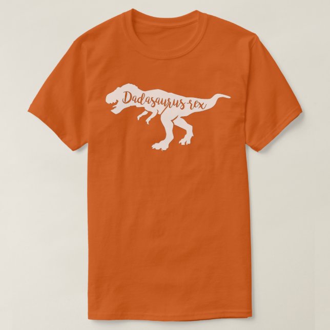 T-shirt Dadasaurus Rex Funny Daddy Dinosaur (Design devant)
