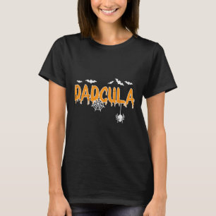 T-shirt Dadcula Daddy Correspondant Famille Halloween Cost