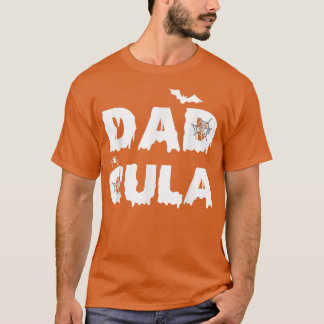 T-shirt Dadcula drôle Halloween papa costume Momster Match