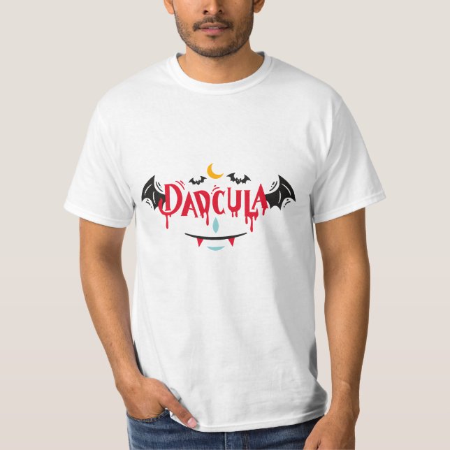 T-shirt Dadcula Halloween (Devant)