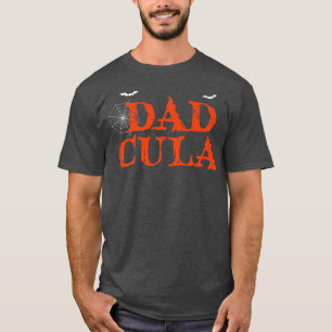 T-shirt Dadcula Papa Costume drôle Halloween Momster Famil