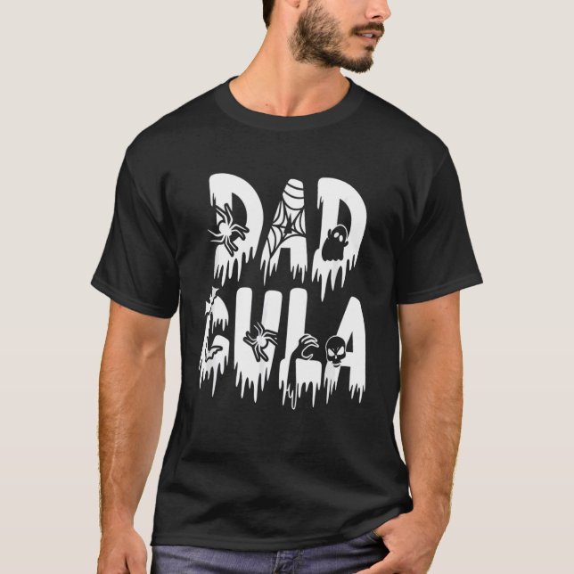 T-shirt Dadcula Papa Cula Père Costume Famille Corresponda (Devant)