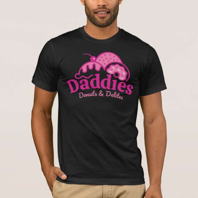 T-shirt Daddies Donuts (tri-rose) (Devant)