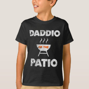 T-shirt Daddio Du Patio Grill Daddy Grilling Juillet