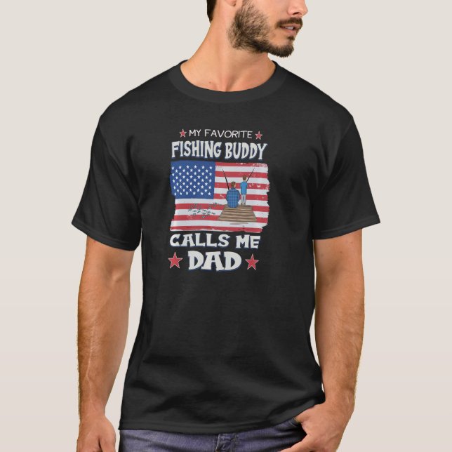 T-shirt Daddle Nouveau Buddy Pêche Homme Papa Pêche Pull (Devant)