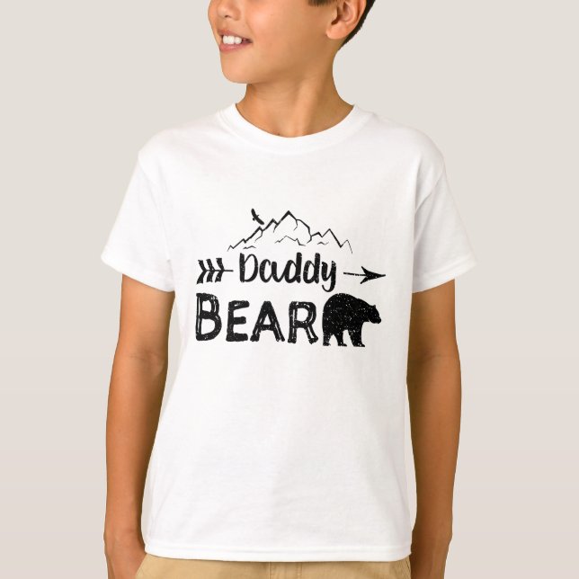 T-shirt Daddy Bear - Fête des pères (Devant)