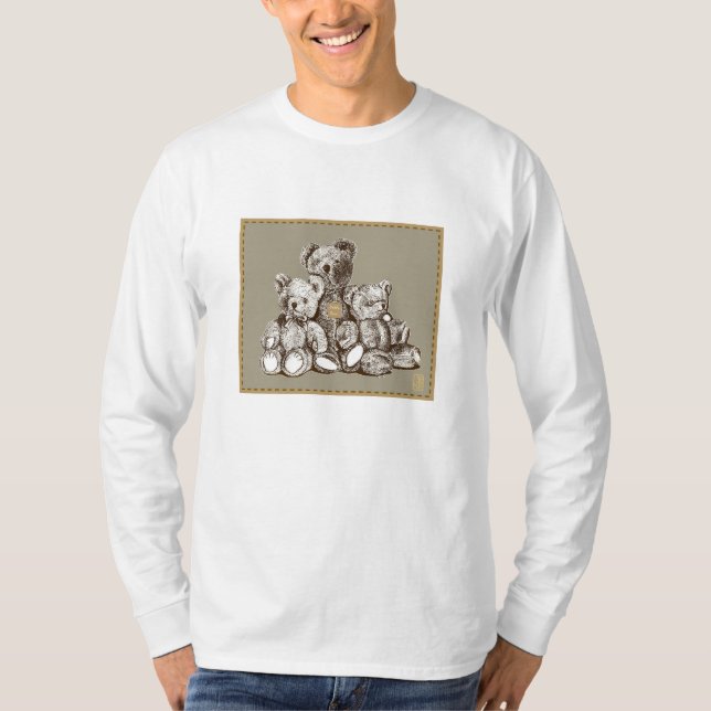 T-shirt Daddy Bear Nounours Sweatshirt masculin (Devant)