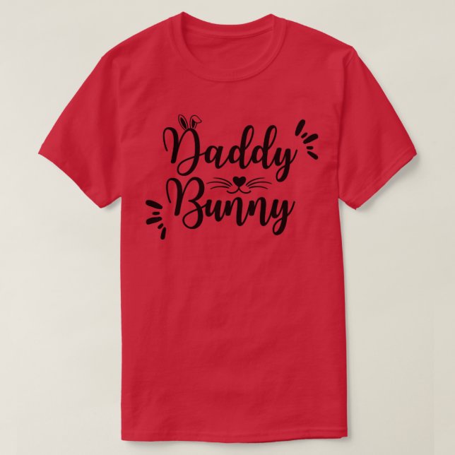T-shirt Daddy Bunny (Design devant)